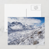 De Sneeuw & de Gletsjer van de berg Briefkaart (Voorkant / Achterkant)