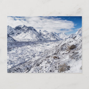 De Sneeuw & de Gletsjer van de berg Briefkaart