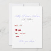 De Sneeuw Geisha Kaart (Achterkant)