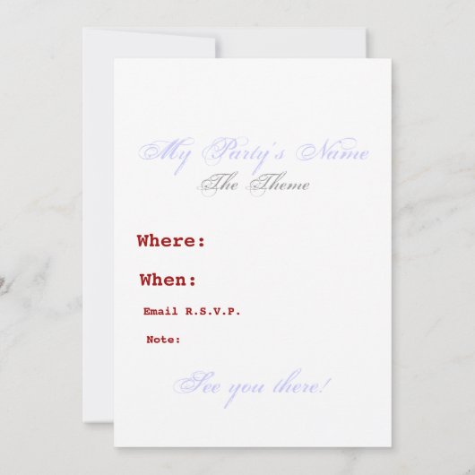 De Sneeuw Geisha Kaart (Achterkant)