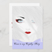 De Sneeuw Geisha Kaart (Voorkant / Achterkant)