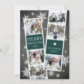 De sneeuw Kaart van de Collage van de Foto van de (Voorkant)