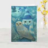 De sneeuw Kaart van de Heks van de Uil (Gele Bloem)