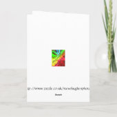 De sneeuw Kaart van de Lamp (Achterkant)