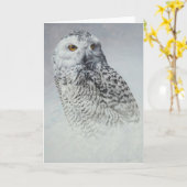De sneeuw Lege Kaart van de Uil door Andrew Denman (Gele Bloem)