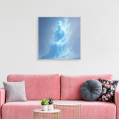De Sneeuw-orakel Canvas Afdruk (Insitu (Woonkamer))