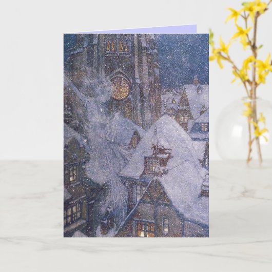 De Sneeuw van Dulac Koningin Card Kaart (Gele Bloem)