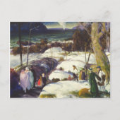 De Sneeuw van Pasen Feestdagenkaart (Voorkant)