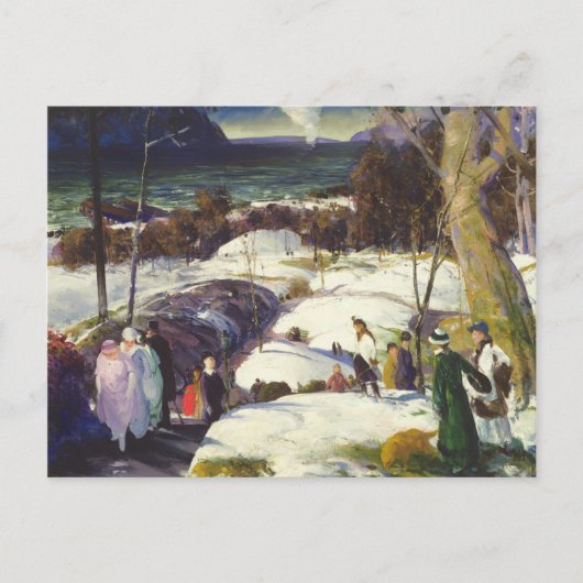 De Sneeuw van Pasen Feestdagenkaart (Voorkant)