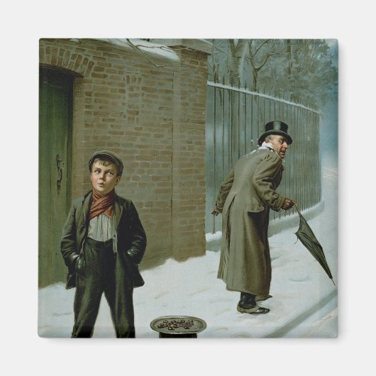 De sneeuwbal - al dan niet schuld magneet (Voorkant)