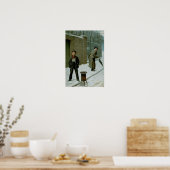 De sneeuwbal - al dan niet schuld poster (Keuken)