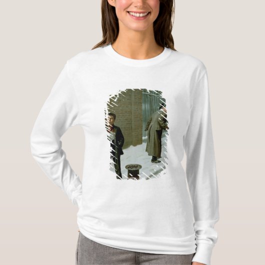 De sneeuwbal - al dan niet schuld t-shirt (Voorkant)