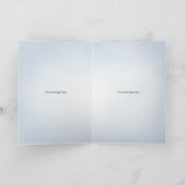 De sneeuwbeer gepersonaliseerde bossen notitiekaartje (Binnen)