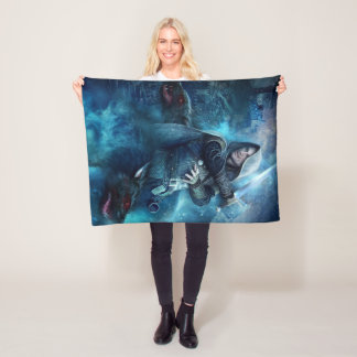 De sneeuwen van de Windroven Fleece Blanket