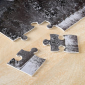 De sneeuwKant van de Sleep Legpuzzel (Zijkant)