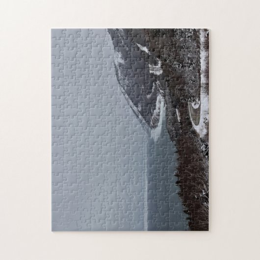 De sneeuwKant van de Sleep Legpuzzel (Verticaal)