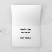 De sneeuwkegelen van Kerstmis Feestdagen Kaart (Binnen)