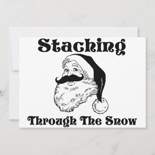De sneeuwKerstman doorzoeken Kaart (Voorkant)