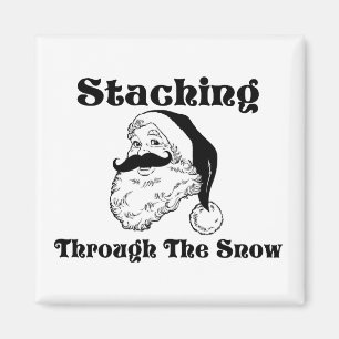 De sneeuwKerstman doorzoeken Magneet