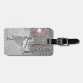 De sneeuwkoningin bagagelabel