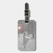 De sneeuwkoningin bagagelabel (Voorkant verticaal)