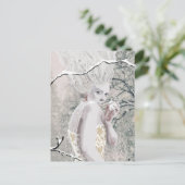 De sneeuwkoningin briefkaart (Staand voorkant)