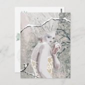 De sneeuwkoningin briefkaart (Voorkant / Achterkant)