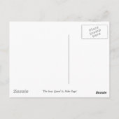 De sneeuwkoningin briefkaart (Achterkant)