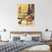 De sneeuwkoningin Edmund Dulac Fine Art Canvas Afdruk (Insitu (Slaapkamer))