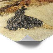 De sneeuwkoningin Edmund Dulac Fine Art Poster (Hoek)