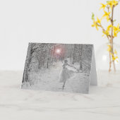 De sneeuwkoningin kaart (Gele Bloem)