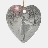 De sneeuwkoningin keramisch ornament (Rechts)