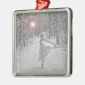 De sneeuwkoningin metalen ornament (Links)