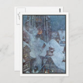 De sneeuwkoningin van Edmund Dulac Briefkaart (Voorkant / Achterkant)