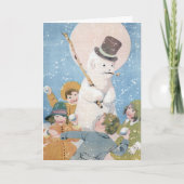 De Sneeuwman door E. Dorothy Rees Feestdagen Kaart (Voorkant)
