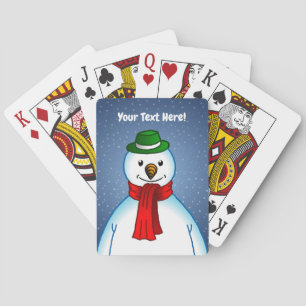 De Sneeuwman en het Sneeuwweer Pokerkaarten