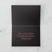 De Sneeuwman Navidad van het bord Feestdagen Kaart (Binnen)