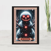 De Sneeuwman Tarot Kaart (Voorkant)