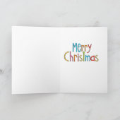 De Sneeuwman van Kerstmis Feestdagen Kaart (Binnen)