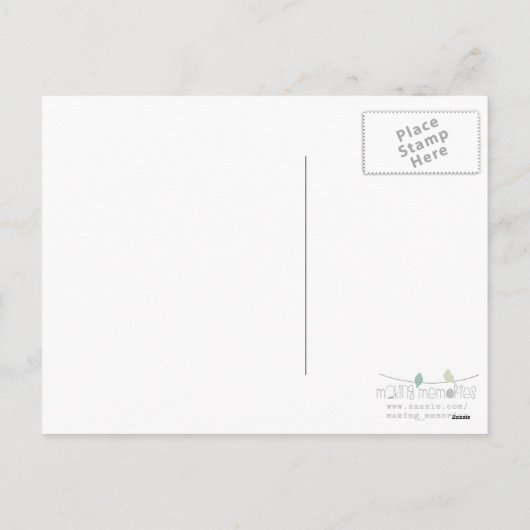 de sneeuwman wenst prettige feestdagen (plural:) (Achterkant)