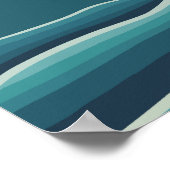 De sneeuwman zwemt poster (Hoek)