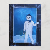 De sneeuwmannen ontsnapping Schilderij van Alfred Briefkaart (Voorkant)