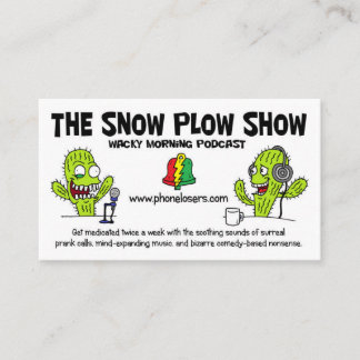 De sneeuwploeg Show Visitekaartjes