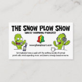 De sneeuwploeg Show Visitekaartjes (Voorkant)