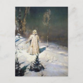 De sneeuwpop Fantastische kunst Briefkaart (Voorkant)