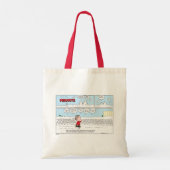 De sneeuwpoppen verwelkomen Linus Tote Bag (Achterkant)