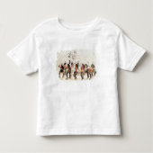 De sneeuwschoen dans kinder shirts (Voorkant)