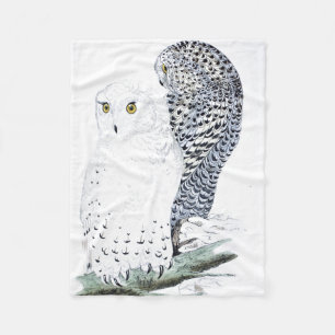 "De Sneeuwuil ~officiële vogel van Quebec" Fleece Deken
