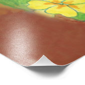 De sneeuwval en de kruivogel roepen de lente op foto afdruk (Hoek)