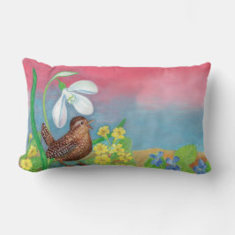 De sneeuwval en de kruivogel roepen de lente op kussen